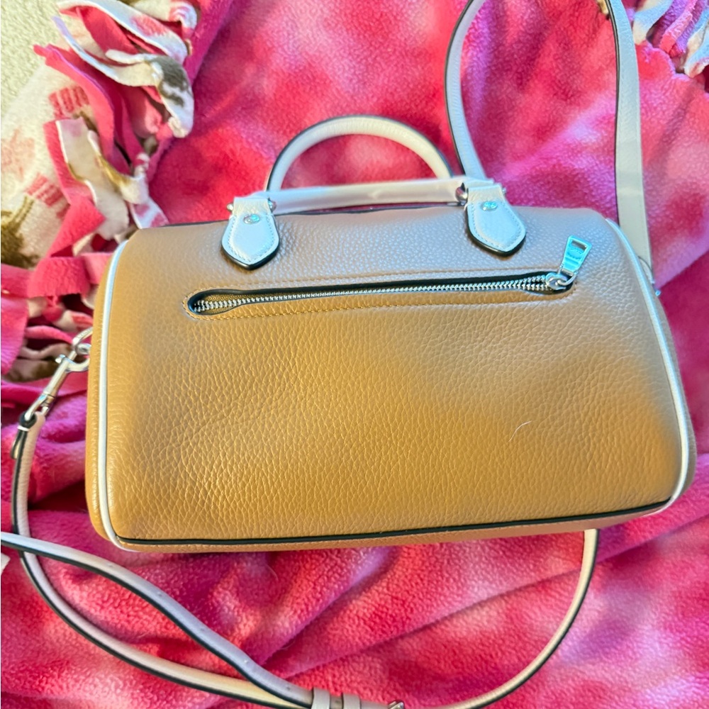 Coach Brown and Cream Satchel - Picture 4 of 7